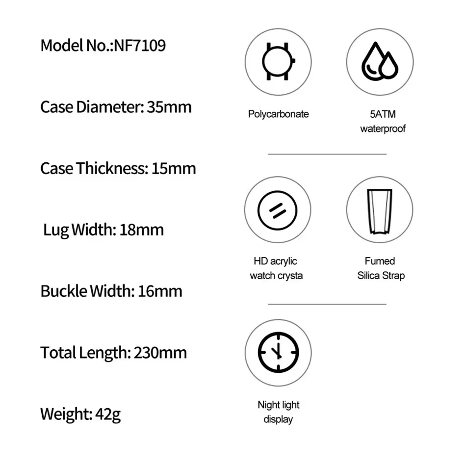 NAVIFORCE Original Brand Women - đánh giá và giá Outdoor Sport Lights